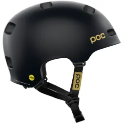 POC Crane MIPS Helmet Fabio Edition - Uranium Black Matt/Gold -Sport Style Shop 10576 8372 7