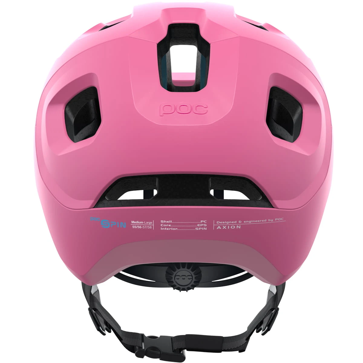 POC Axion SPIN MTB Helmet - Actinium Pink Matt 4 POC Axion SPIN MTB Helmet - Actinium Pink Matt - Image 4
