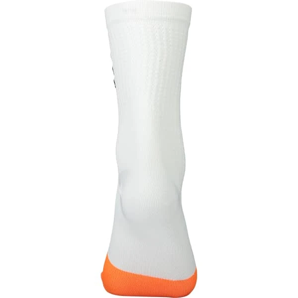 POC FLAIR SOCK MID HYDROGEN WHITE/ZINK ORANGE 22 2 POC FLAIR SOCK MID HYDROGEN WHITE/ZINK ORANGE 22 - Image 2