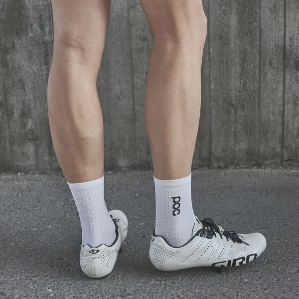 POC FLAIR SOCK MID HYDROGEN WHITE/ZINK ORANGE 22 3 POC FLAIR SOCK MID HYDROGEN WHITE/ZINK ORANGE 22 - Image 3