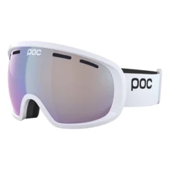 POC Fovea Clarity Goggles White With Clarity Photochromatic Light Pink S Lens