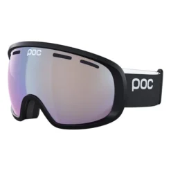 POC Fovea Clarity Goggles Black With Clarity Photochromatic Light Pink Sky Blue Lens