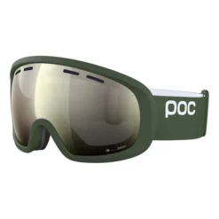 POC Fovea Mid Goggles Forest Green With Clarity Define Spektris Ivory Lens