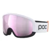 POC Fovea Mid Clarity Comp Goggles White Black With Low Light Lens
