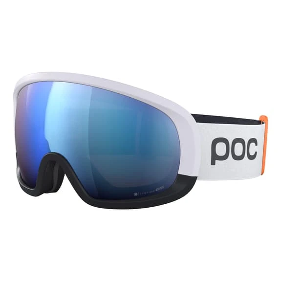 POC Fovea Mid Clarity Comp + Goggles White Black With Spektris Blue Lens 1 POC Fovea Mid Clarity Comp + Goggles White Black With Spektris Blue Lens