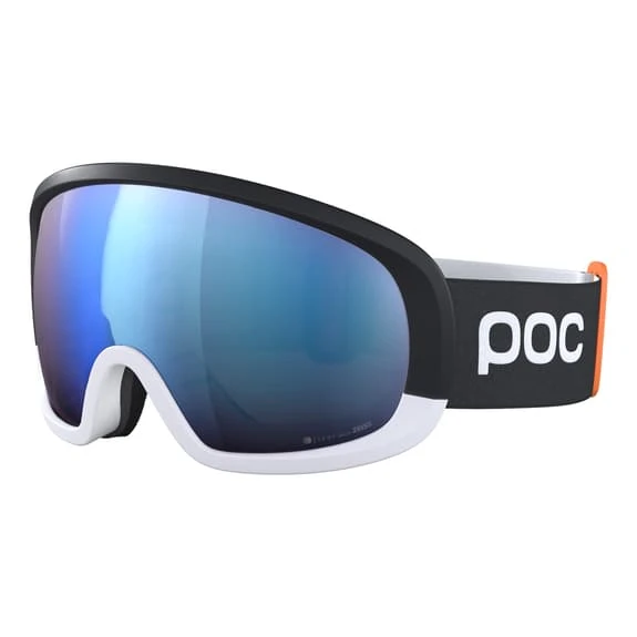 POC Fovea Mid Clarity Comp + Goggles Black White With Spektris Blue Lens 1 POC Fovea Mid Clarity Comp + Goggles Black White With Spektris Blue Lens