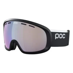 POC Fovea Mid Clarity Goggles Black With Clarity Photochromatic Light Pink Sky Blue Lens