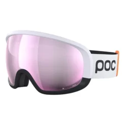 POC Fovea Clarity Comp Goggles White With Clarity Comp Low Light Lens