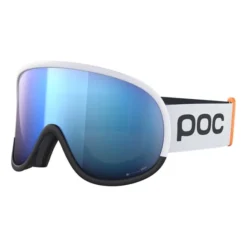 POC Retina Big Clarity Comp + Goggles White Black With Spektris Blue Lens