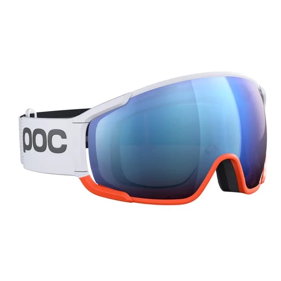 POC Zonula Clarity Comp Goggles White Orange With Spektris Blue Lens 3 POC Zonula Clarity Comp Goggles White Orange With Spektris Blue Lens - Image 3