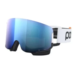 POC Nexal Mid Clarity Comp Goggles White Black With Clarity Comp Spektris Blue Lens