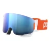 POC Nexal Mid Clarity Comp Goggles Orange White With Clarity Comp Spektris Blue Lens