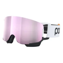 POC Nexal Mid Clarity Comp Goggles White Black With Clarity Comp Low Light Lens