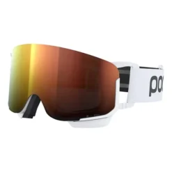 POC Nexal Mid Clarity Goggles White With Clarity Spektris Orange Lens