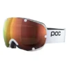 POC Lobes Clarity Ski Goggles White With Orange Spektris Lens