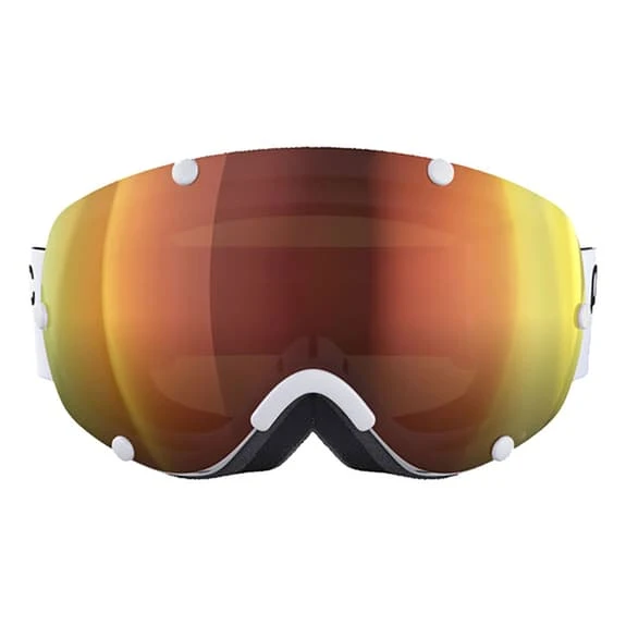 POC Lobes Clarity Ski Goggles White With Orange Spektris Lens 2 POC Lobes Clarity Ski Goggles White With Orange Spektris Lens - Image 2
