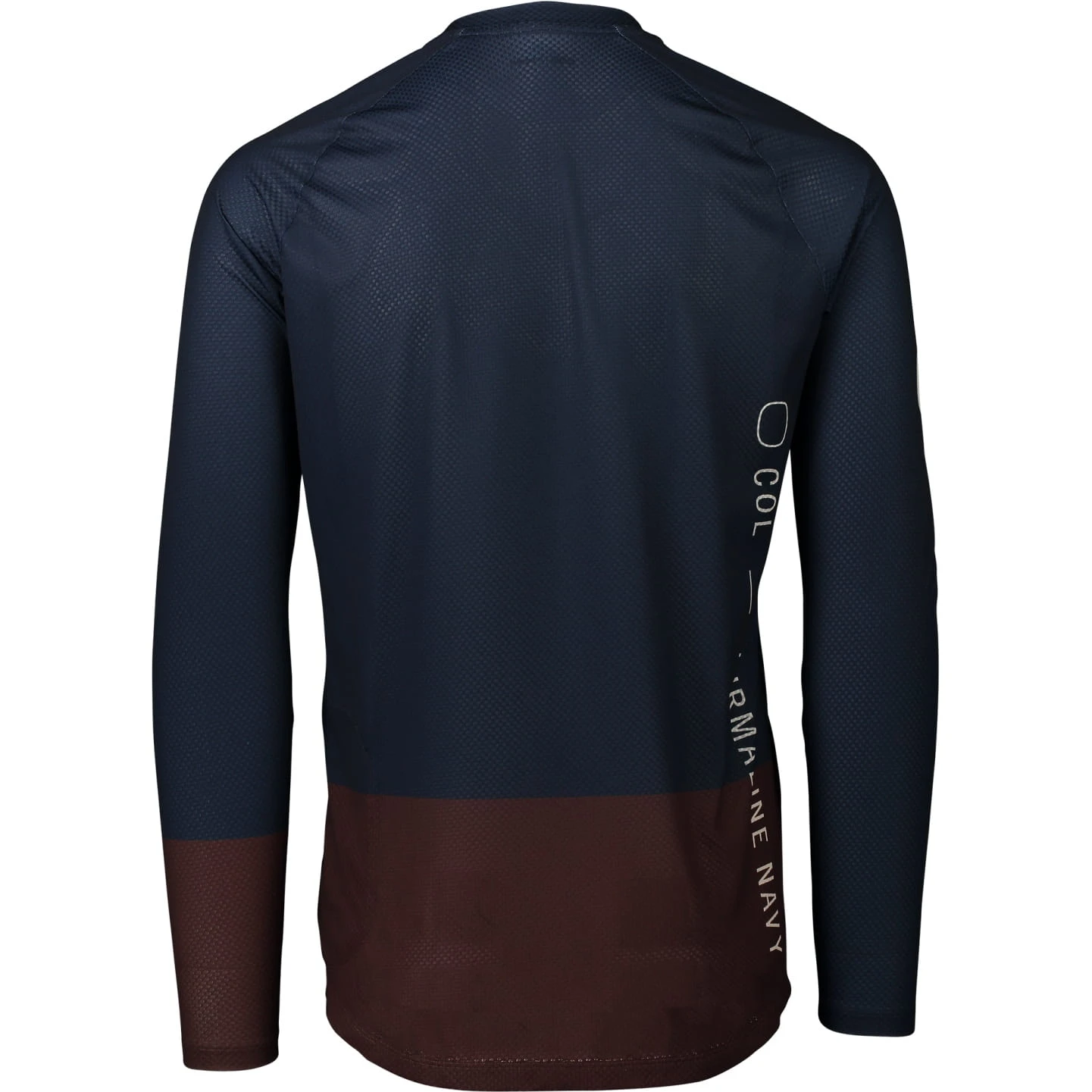 POC MTB Pure LS Jersey - Tourmaline Navy/Axinite Brown 2 POC MTB Pure LS Jersey - Tourmaline Navy/Axinite Brown - Image 2